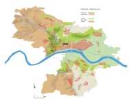 spatial structures_topography and settlements in the eastern region of Wachau